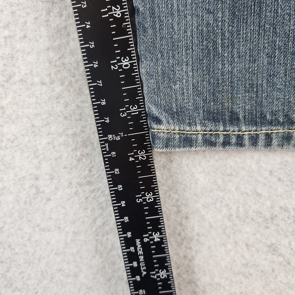 Levi's 501 Original Fit Men's Jeans W35 L32 Button Fly 100% Cotton Medium Wash - Picture 8 of 12